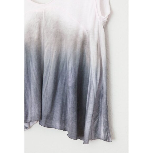 Free People Paradise Dip Dye Tee Lilac Fog Combo Oversized Flowy Knit Beach XS - Picture 11 of 16
